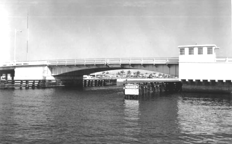 ATLANTIC BLVD. BRIDGE HISTORY- built in 1955. This picture was taken in 1959.