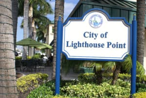 City of Lighthouse Point sign