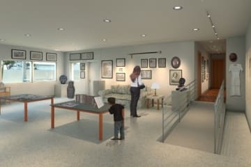 POMPANO BEACH BLANCHE ELY MUSEUM-CONCEPT DRAWING
