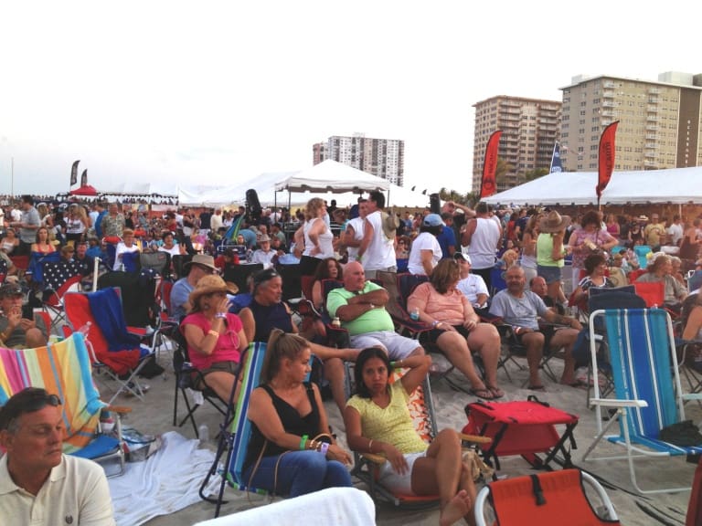 Pompano Beach Seafood Festival when it was on the beach.