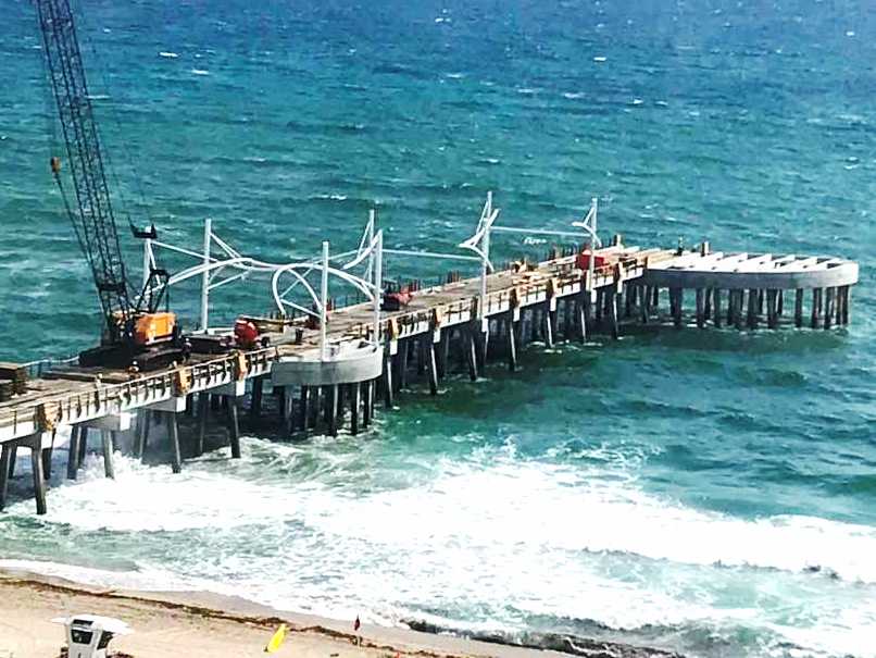 Pompano Beach Pier Construction