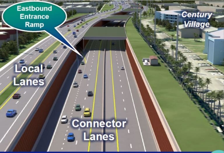 Depressed-Lanes-will-be-used-to-connect-the-Sawgrass-to-I-95-in-Deerfield-Beach-Photo-Courtesy-FDOT