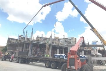 Pompano Beach Construction: Work is moving rapidly on the Fishing Village Hotel