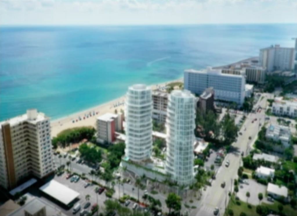 PROPOSED OCEAN PARK BEACH RESIDENCES A1A Pompano Beach Real Estate Construction