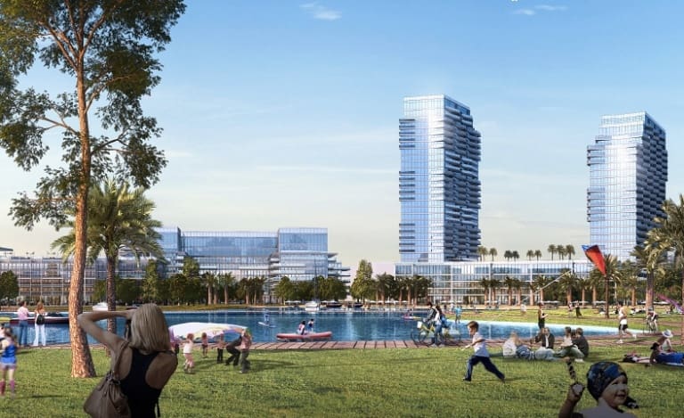 POMPANO BEACH ISLE-CASINO REDEVELOPMENT-CRYSTAL LAKE AND TALL OFFICE TOWERS