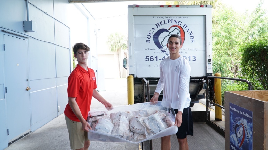 Lighthouse Point Youth Help Address Local Food Insecurity