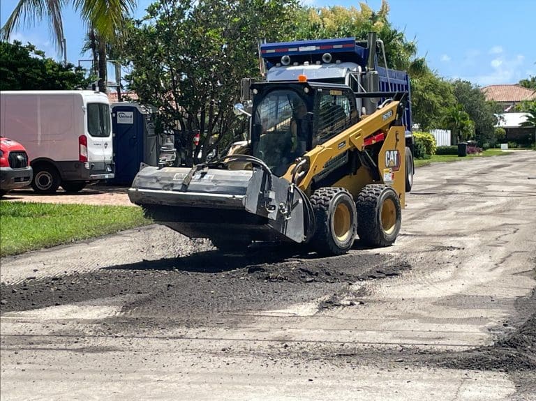 A street paving project in the Lake Placid neighborhood of Lighthouse Point is currently underway.